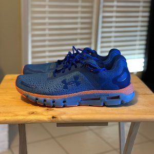 Under Armour Men's HOVR Infinite 2 Running Shoe, Water (401)/Orange Spark, 13